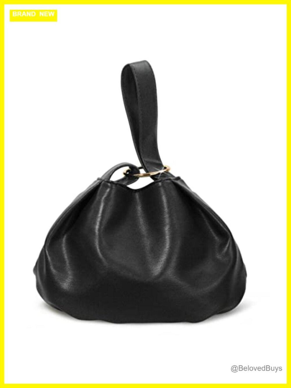 Women's Clutch Soft Vegan Leather Hobo Top Handle Bag Small Tote Purse